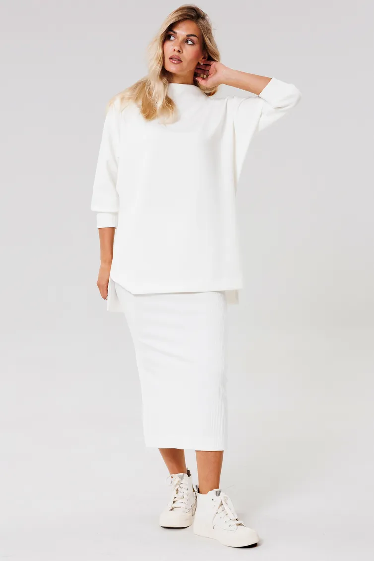 Spódnica PRATA wear #S006 belyj