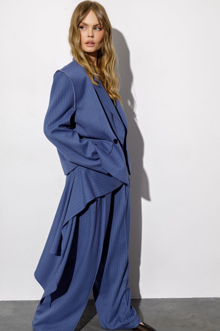 Жакет Pirs арт. 6377темно-голубая полоска