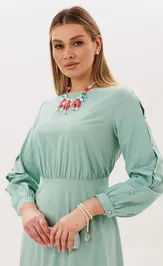 Платье Anelli Laurel 1836 дымчатый нефрит