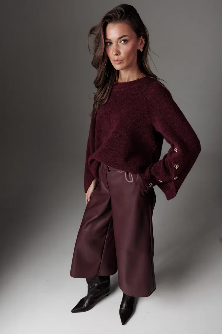 Spodnie Lyushe #4520 bordo