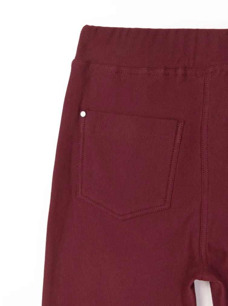 Spodnie Conte Elegant #18S-559TSP dark bordo 164