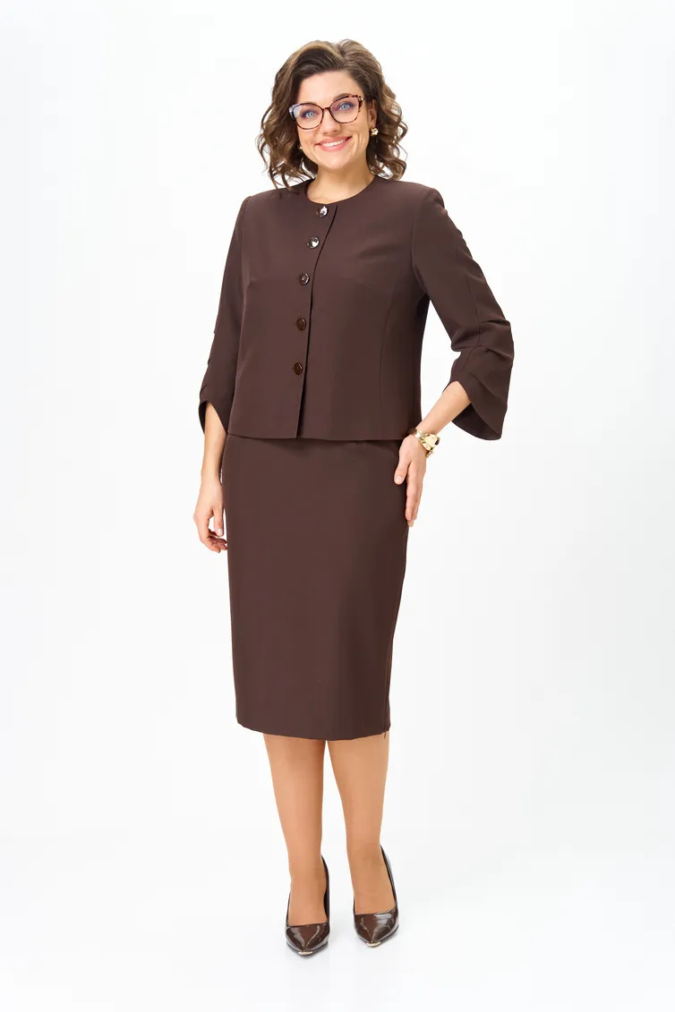 Garnitur Vilena-fashion #1126 shokolad