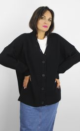 Кардиган Полесье С2804-23 3С3228-Д43 глубокий черный 158