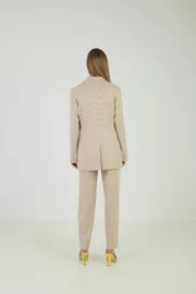 Trousers Elema #3K-12452-1 zhyoltaya kletka 170