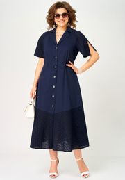 Платье EVA GRANT арт. 7216синий