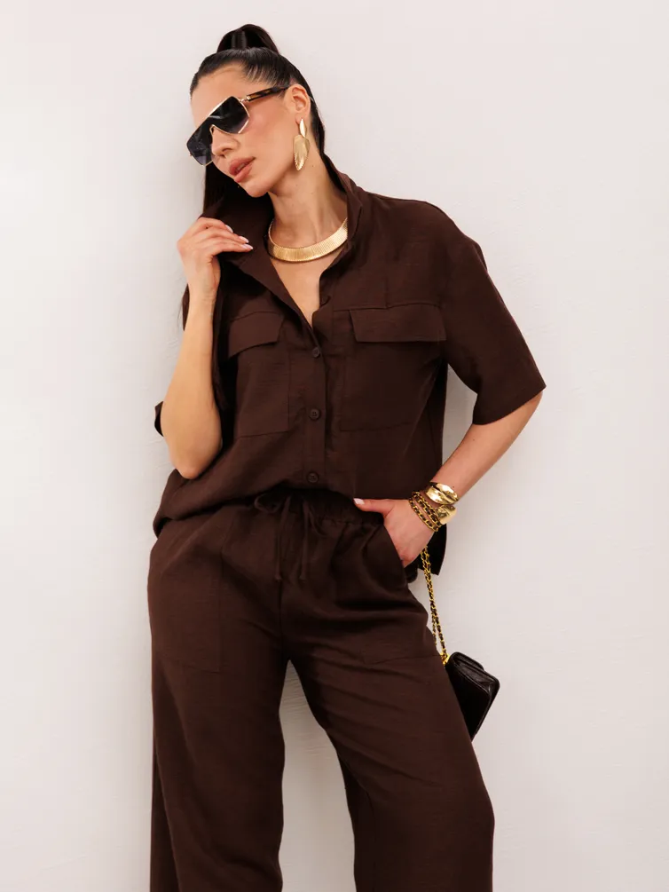 Костюм Galean Style арт. 982.1 коричневый