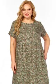 Dress LadyThreeStars #2682 myatnyj print