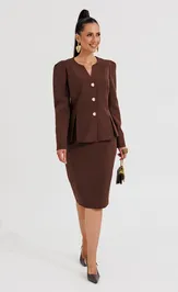Костюм Galean Style 1012 коричневый