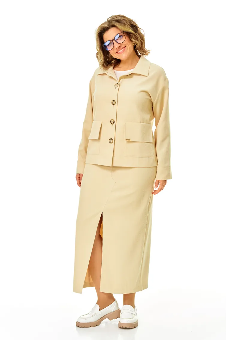 Garnitur Anastasia #1384 slivochnyj
