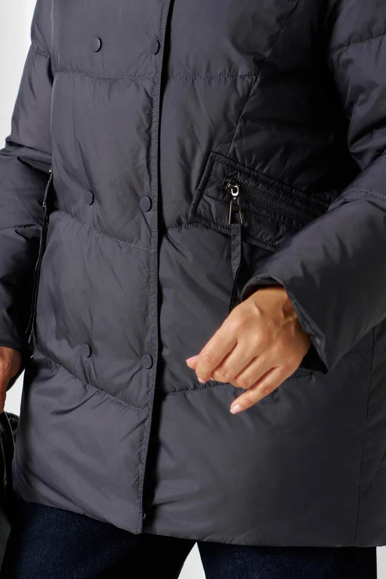 Coat Beautiful & Free #1018 grafit