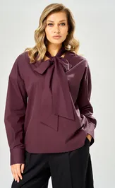 Blouse Ava fashion M-235 bordovyj