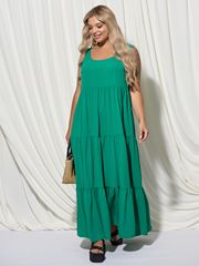 Платье DORA plus арт. 0262-1 зеленый