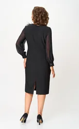 Sukienka Anastasia MAK 1274 chyornyj