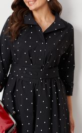 Sukienka PND 89080 chernyj