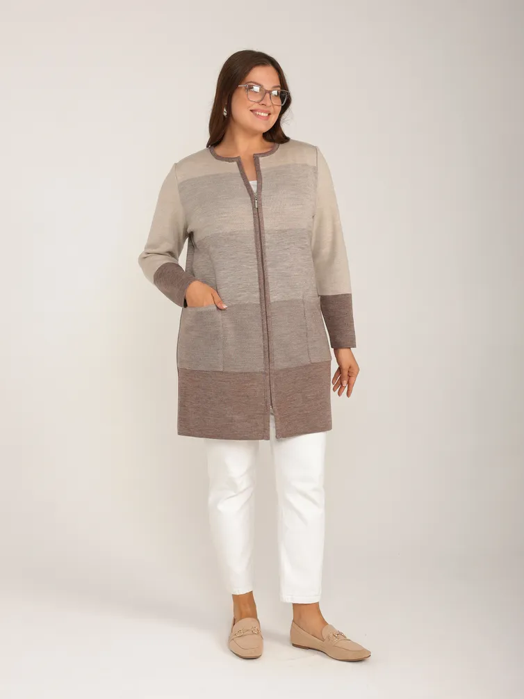 Sweter BONADI #2077 kapuchino