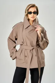Тренч Ava fashion #M-234 mokko
