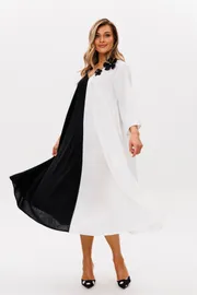 Dress Anastasia #1243 plate cherno-belyj