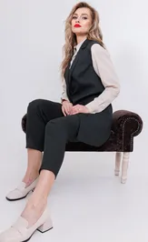 Zestaw SandyNA 130560 chernyj v izumrudnuyu tochku