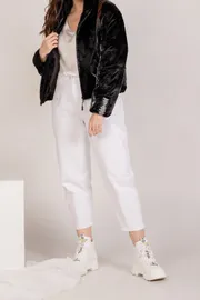 Spodnie MiSlana #6481 belyj