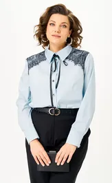 Blouse Bello style 5-008-blue