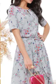 Sukienka DS Trend #P-3766 (Cvetochnyj roman, sharm)
