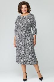 Платье Danaida арт. 2185 черно-белый