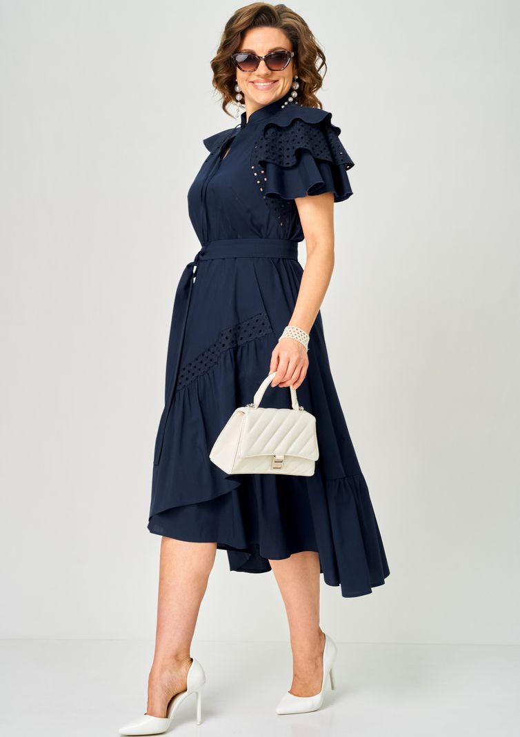 Платье EVA GRANT арт. 7297синее