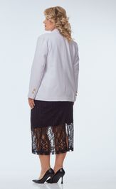 Костюм OVERYOU 244/1 белый с черным