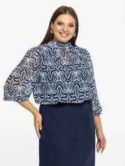 Bluzka Avila #0822 sinij