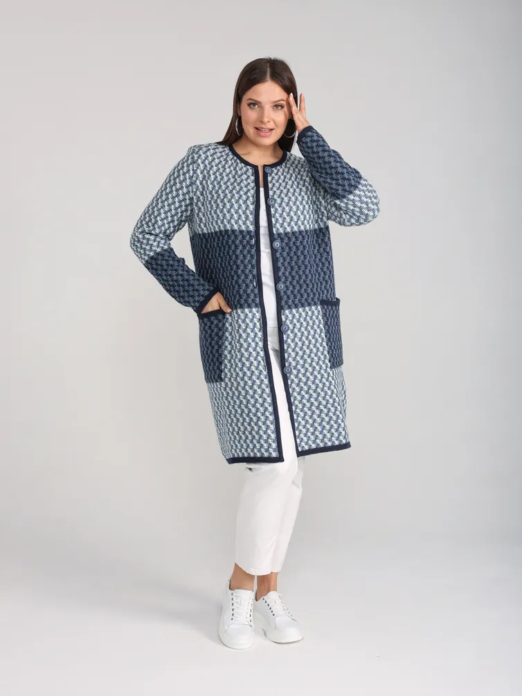 Cardigan BONADI #2091 sinij