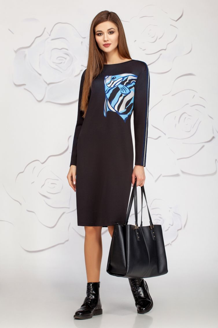 Dress Ivelta plus #1614 chern