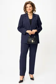 Suit Vilena-fashion #1097 sinij