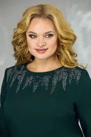 Sukienka Angelina & Company #593/1 izumrud