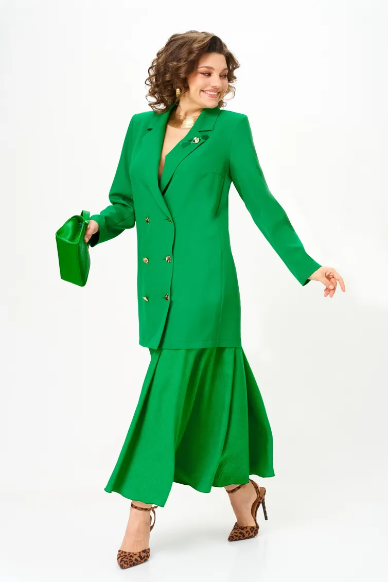 Suit Anastasia #1262.3 vesennij zelenyj