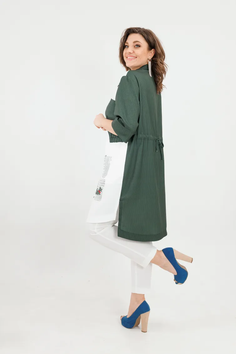 Zestaw SandyNA #13591 xaki+belyj
