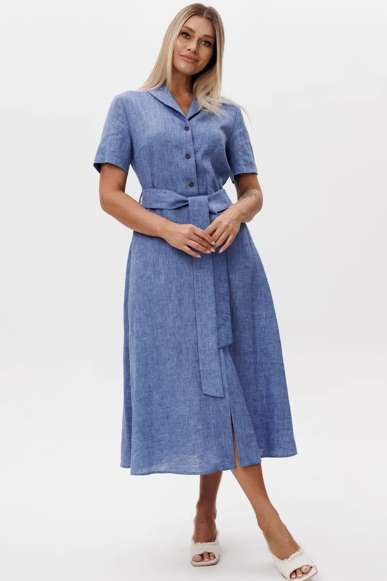 Dress Ma Cherie #4107 sinij melanzh