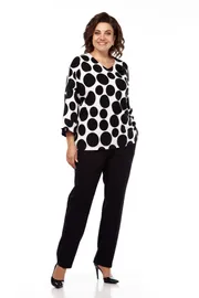 Blouson Abbi #4049 cherno-belyj