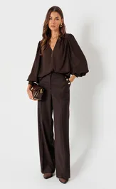 Trousers, overalls, shorts Люше 4468 korichnevyj