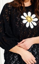 Джемпер Elletto Life 13010 черный