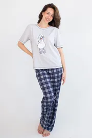 Пижама Купалинка арт. 39903G 158,164 К.меланж,клетка