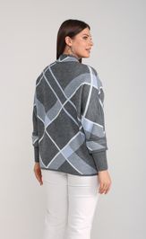 Кардиган BONADI 1758 серый-голубой