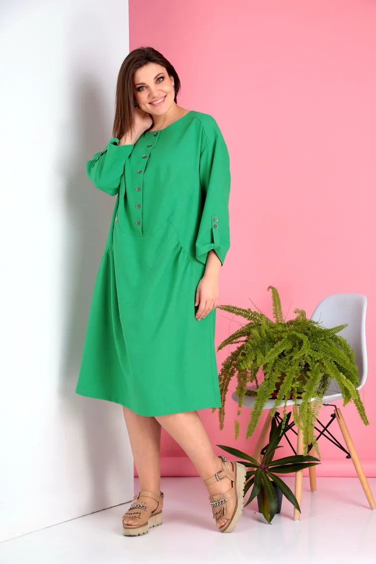 Dress Ivelta plus #1790 zel