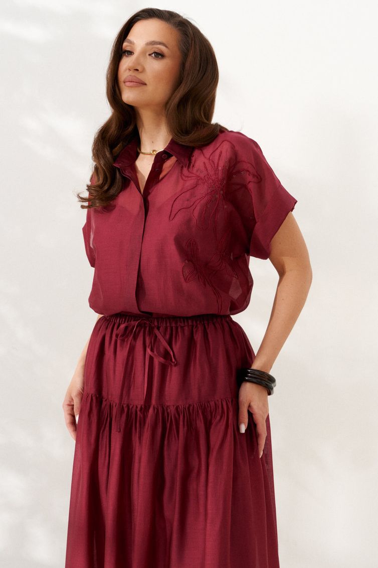 Блузка Alta Moda арт. 1090 бордовый