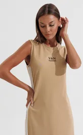 Платье V&N fashion 1182_бежевый