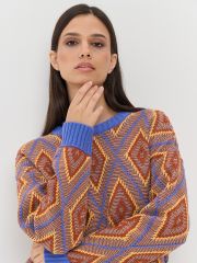 Джемпер Newvay арт. 9242-94180 зв.пыль/форзиция/кленовый сироп