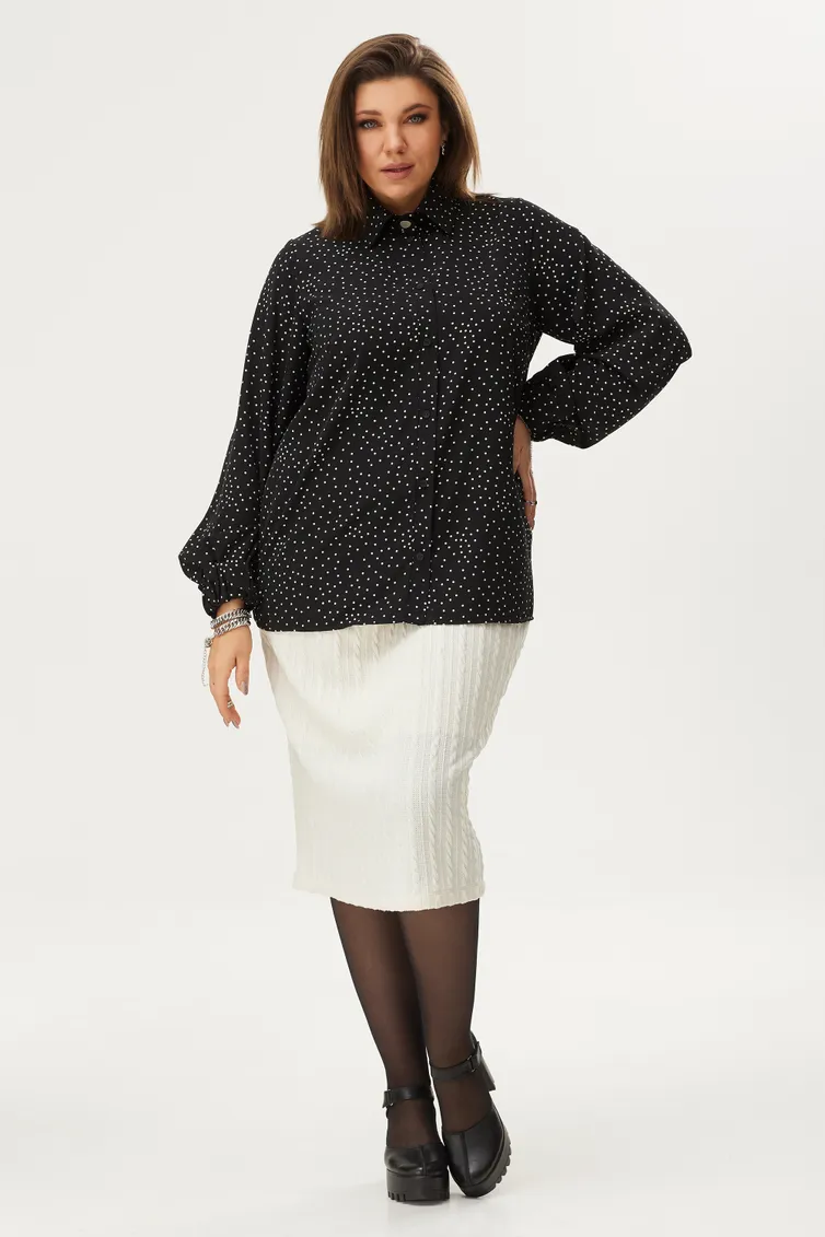Блуза BegiModa арт. 4076 чёрный