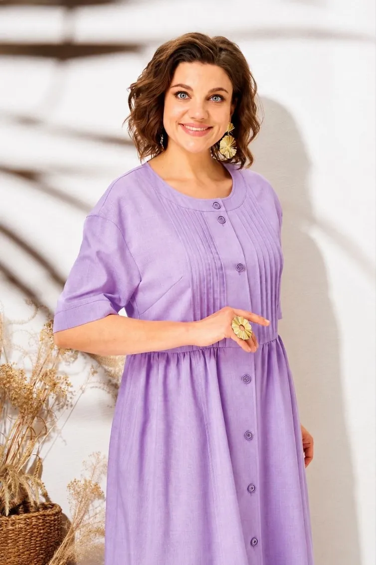 Sukienka Anastasia MAK #1095-1 sirenevyj