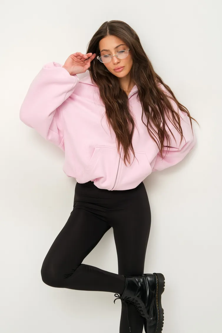 Bluza Z Kapturem Pirs #6492 rozovyj