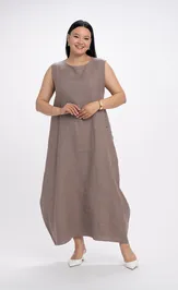 Sukienka FASHION CENTRE L-4258/Kakao/164