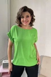 Bluzka Rumoda #2111 salatovyj